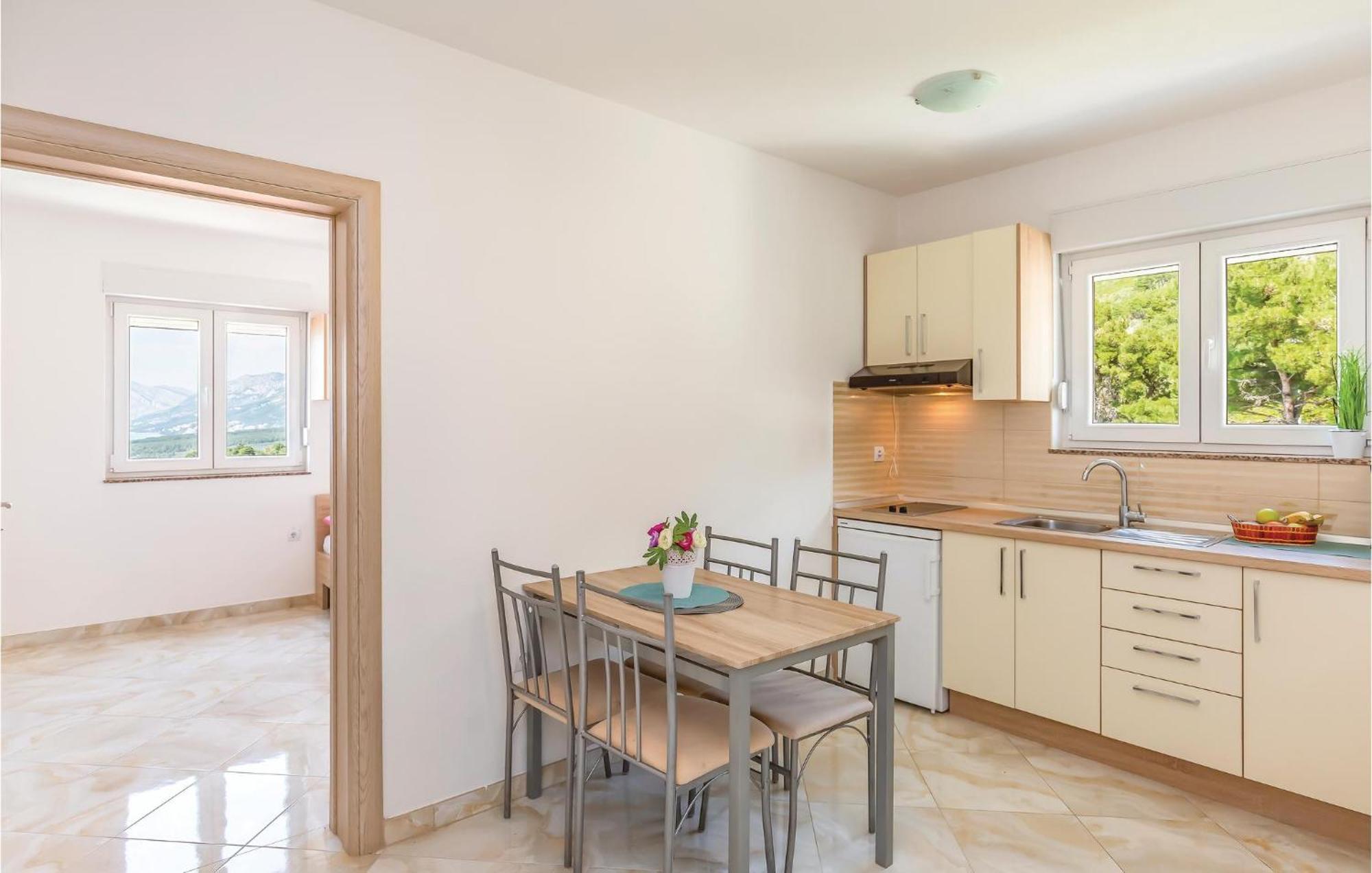 Awesome Apartment In Krvavica With Kitchen Exterior photo